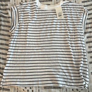 A New Day Extended Shoulder Muscle Short Sleeve Tee